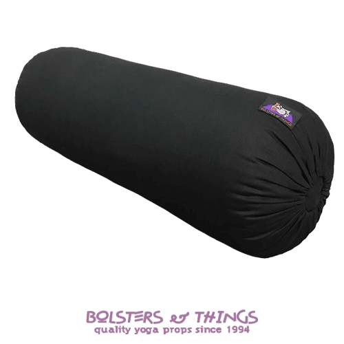 Standard Black Yoga Bolster - Handmade by Bolsters & Things