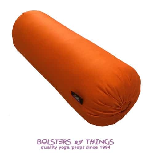 Standard Orange Robe Yoga Bolster - Handmade by Bolsters & Things