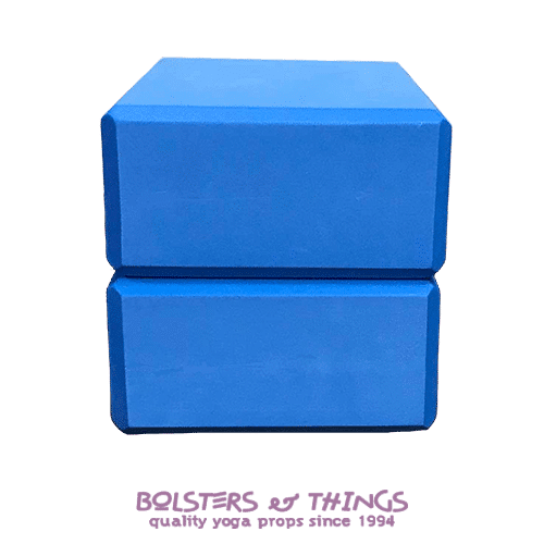 Bolsters & Things - Blue Foam Yoga Blocks x2