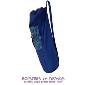 Bolsters & Things - Yoga Mat Carry Bag - Dark Blue Side On