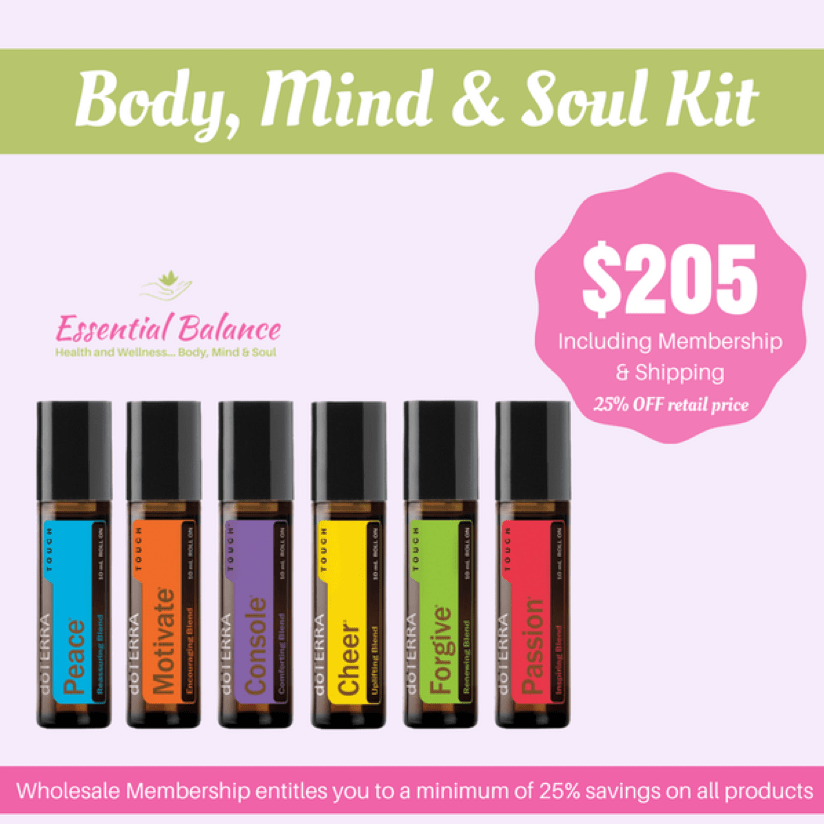 Essential Oils - Body, Mind & Soul Kit