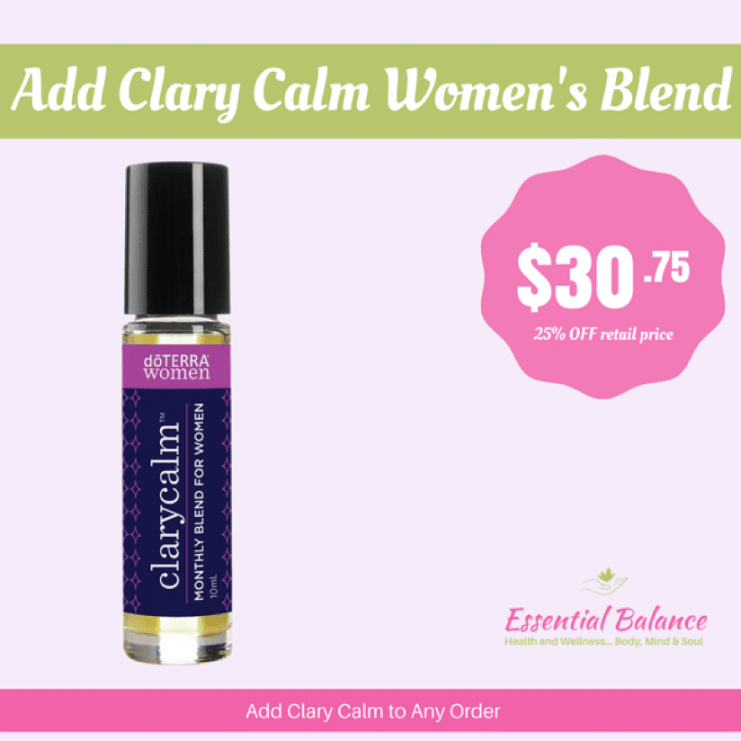 Essential Oils - Add Clary Calm Women's Blend