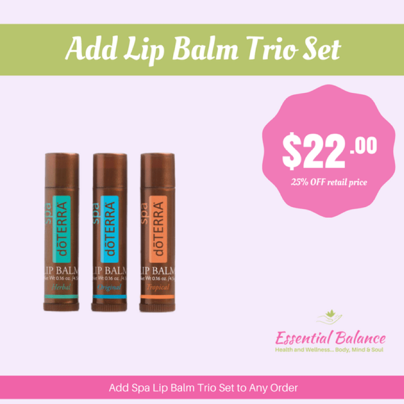 Essential Oils - Add Lip Balm Trio Set