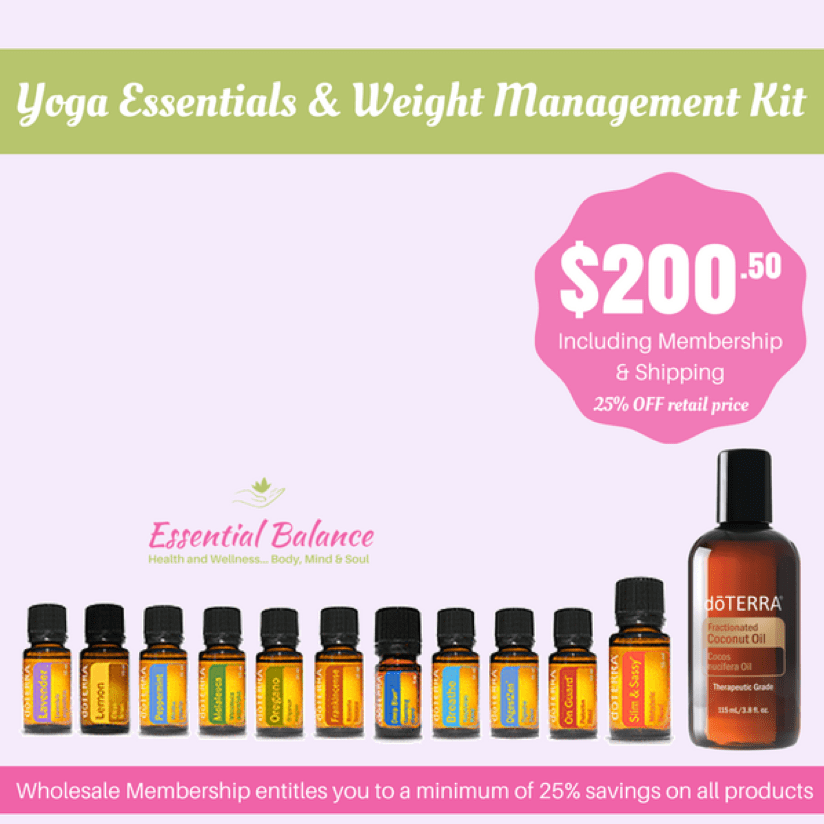 Essential Oils - Yoga Essentials & Weight Management Kit